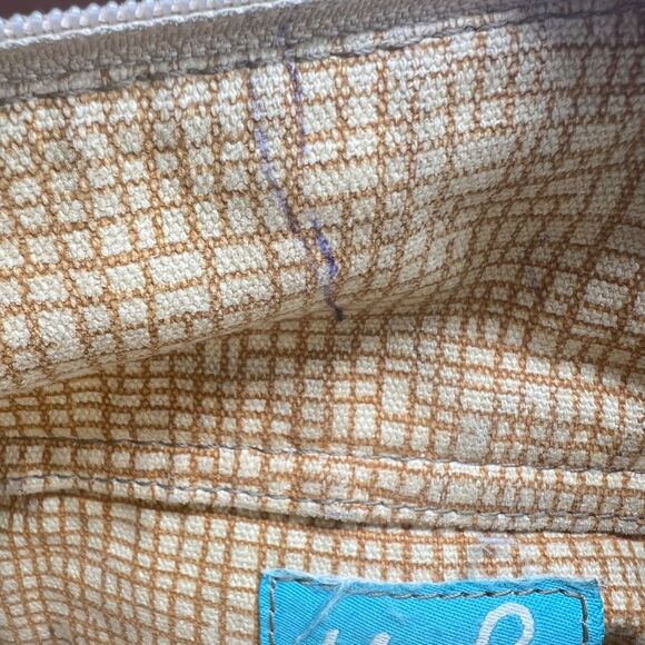 Fossil Key Per Coated Canvas Crossbody Shoulder Bag Floral Multicolor - Picture 11 of 13